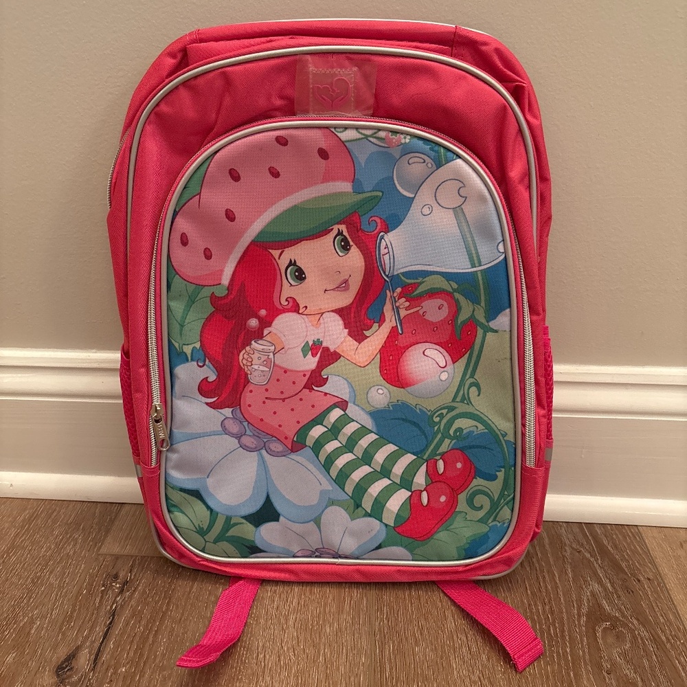 NEW Strawberry Shortcake Retro 80's Pink full size Backpack Purse